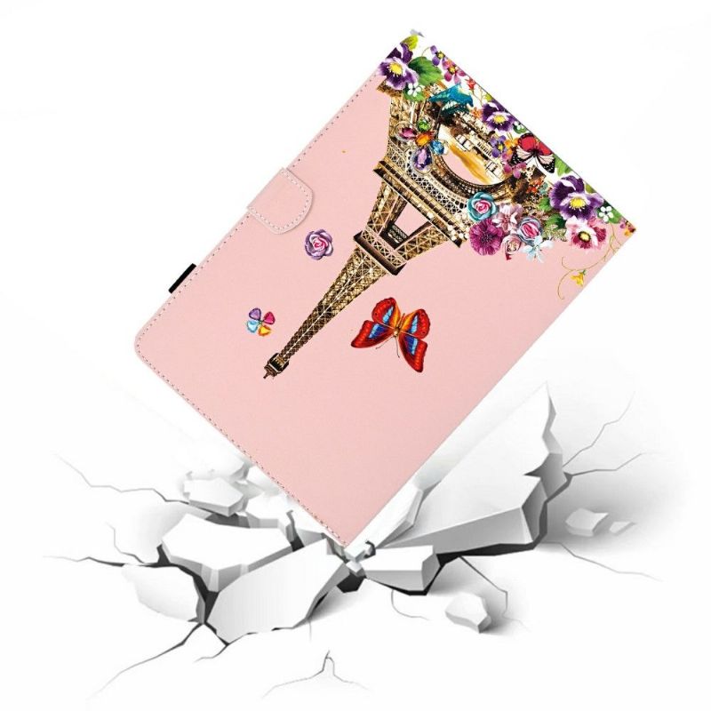 Housse Samsung Galaxy Tab S6 Lite Tour Eiffel Printemps