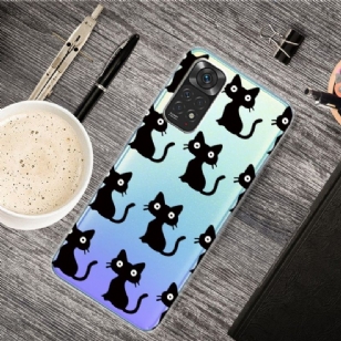 Coque Xiaomi Redmi Note 11 / 11S Chats Noirs