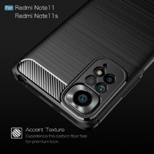 Coque Xiaomi Redmi Note 11 / 11S effet brossé silicone