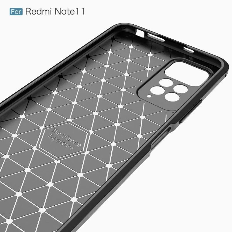 Coque Xiaomi Redmi Note 11 / 11S effet brossé silicone