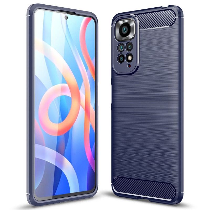 Coque Xiaomi Redmi Note 11 / 11S effet brossé silicone