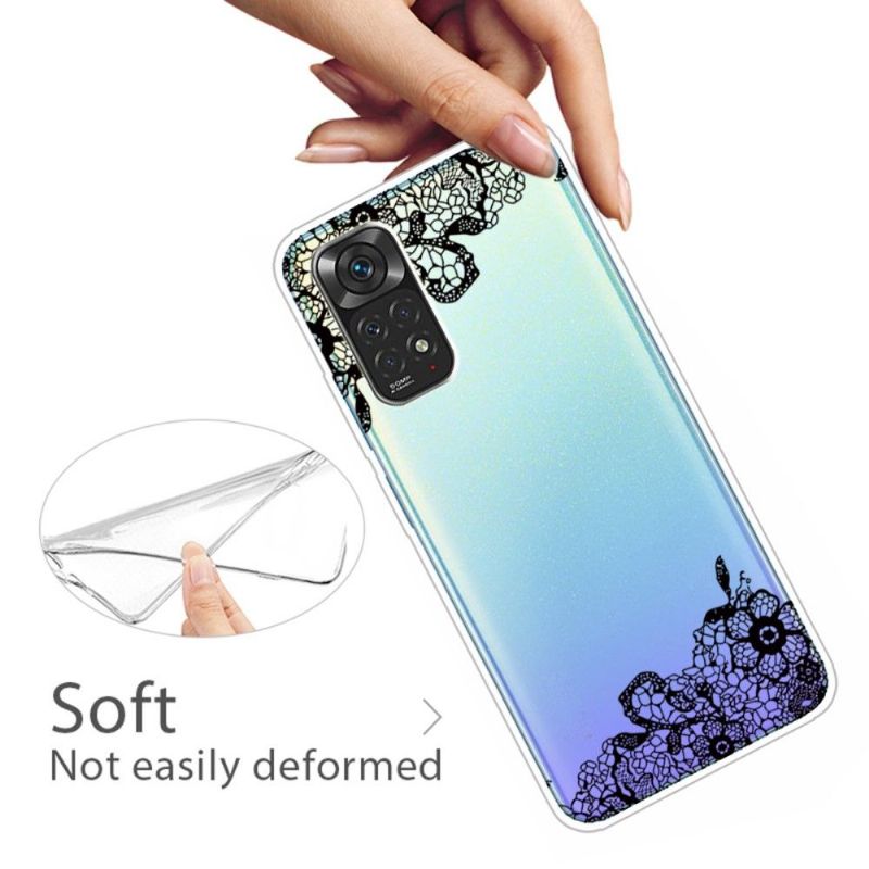 Coque Xiaomi Redmi Note 11 / 11S fleur dentelle