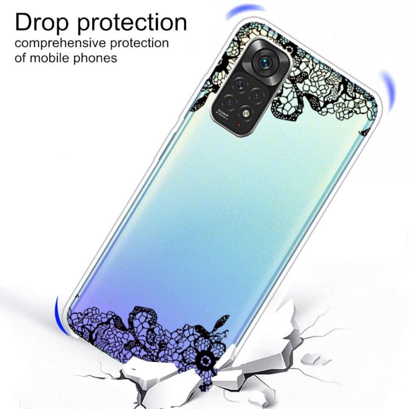 Coque Xiaomi Redmi Note 11 / 11S fleur dentelle