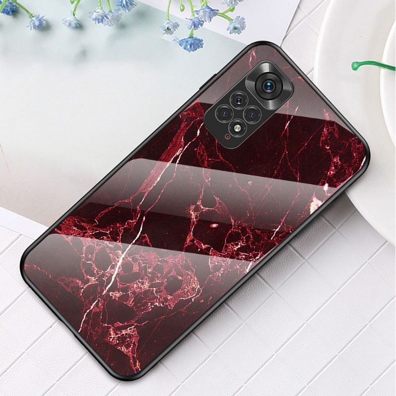 Coque Xiaomi Redmi Note 11 / 11S Marbre Lina verre trempé