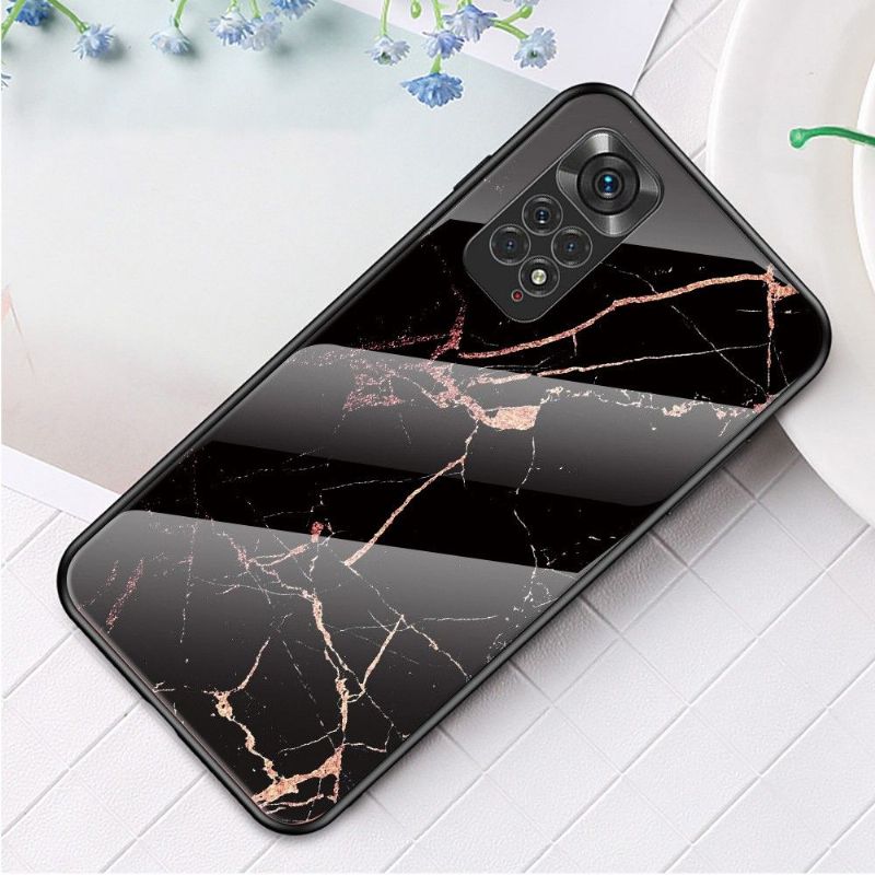 Coque Xiaomi Redmi Note 11 / 11S Marbre Lina verre trempé