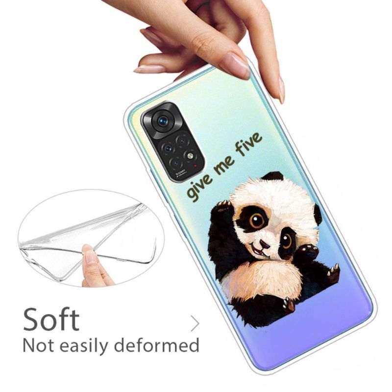 Coque Xiaomi Redmi Note 11 / 11S Panda "Give me five"