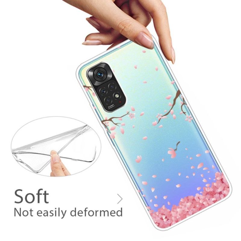 Coque Xiaomi Redmi Note 11 / 11S pétales de fleurs