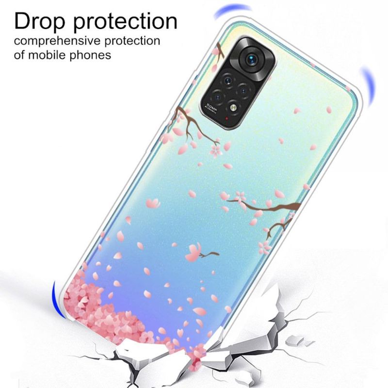 Coque Xiaomi Redmi Note 11 / 11S pétales de fleurs