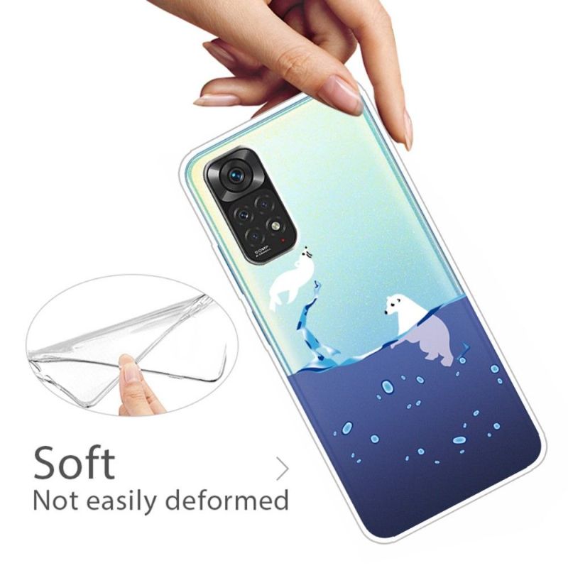 Coque Xiaomi Redmi Note 11 / 11S Phoque et Ours blanc