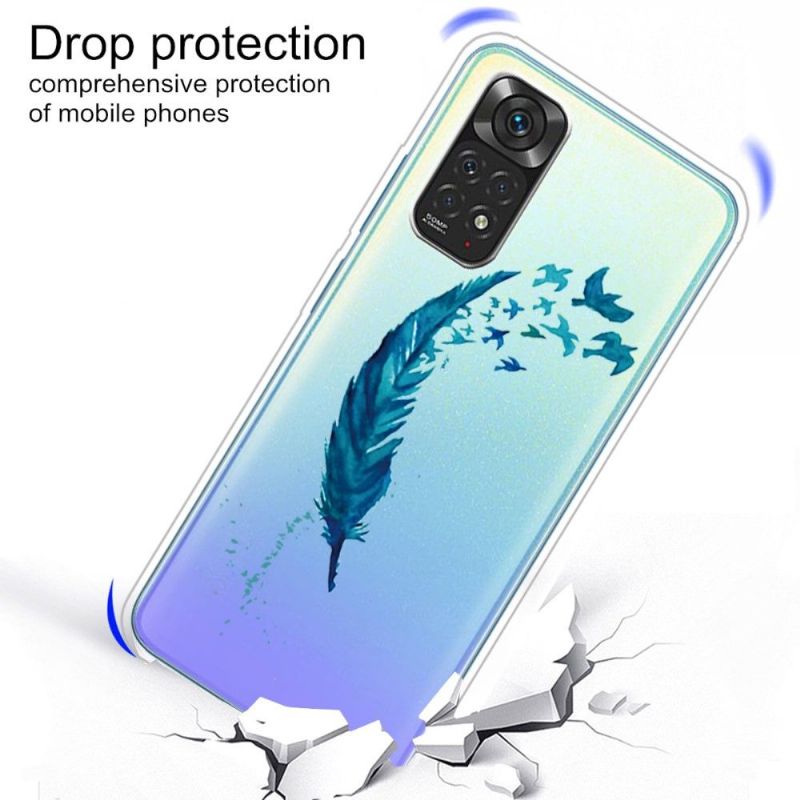 Coque Xiaomi Redmi Note 11 / 11S Plume et Oiseaux