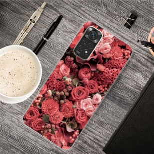 Coque Xiaomi Redmi Note 11 / 11S Red Flower