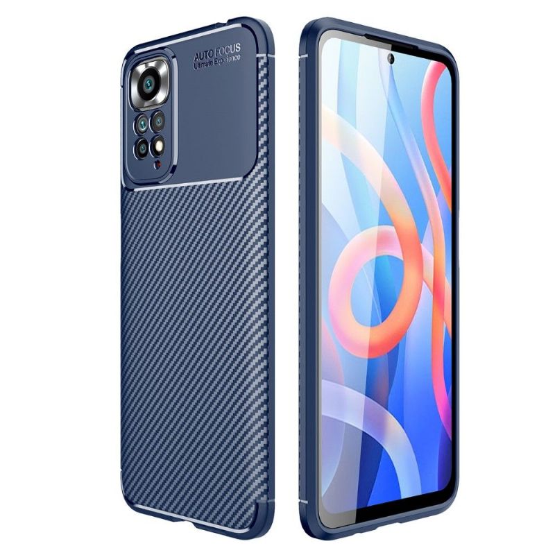 Coque Xiaomi Redmi Note 11 / 11S style fibre de carbone