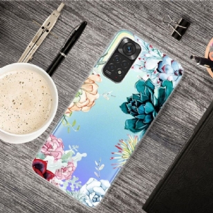 Coque Xiaomi Redmi Note 11 / 11S variété de fleurs