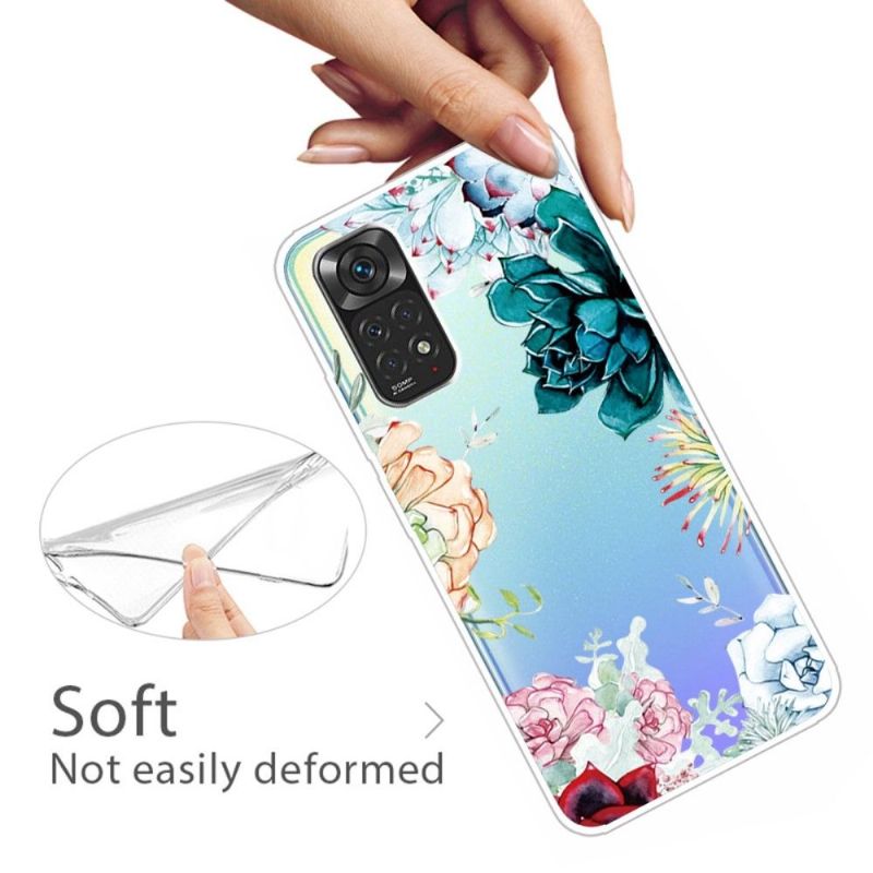 Coque Xiaomi Redmi Note 11 / 11S variété de fleurs