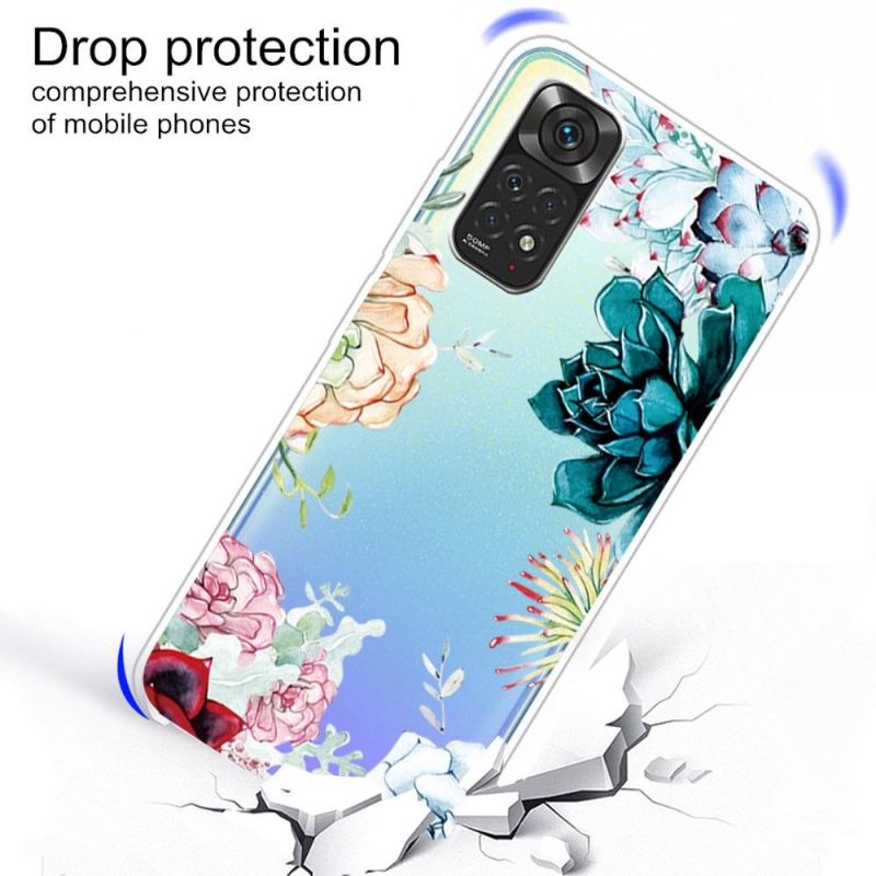 Coque Xiaomi Redmi Note 11 / 11S variété de fleurs