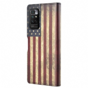 Housse Xiaomi Redmi Note 11 / 11S Drapeau Américain Vintage