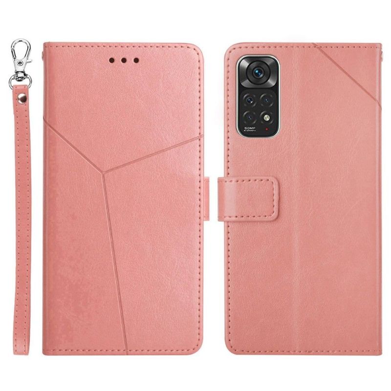 Housse Xiaomi Redmi Note 11 / 11S effet cuir Y Lines