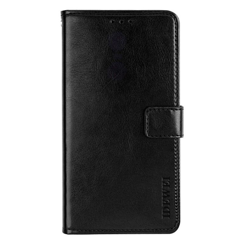 Housse Xiaomi Redmi Note 11 / 11S IDEWEI Folio Effet Cuir