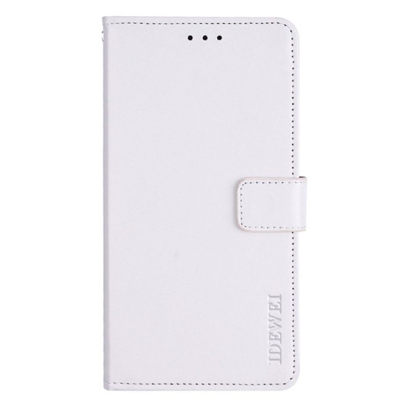 Housse Xiaomi Redmi Note 11 / 11S IDEWEI Folio Effet Cuir