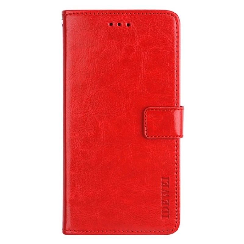 Housse Xiaomi Redmi Note 11 / 11S IDEWEI Folio Effet Cuir