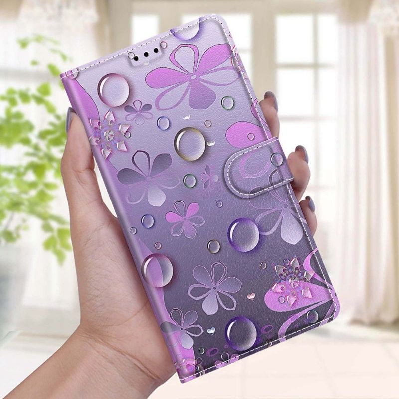 Housse Xiaomi Redmi Note 11 / 11S Illustration fleurs violettes