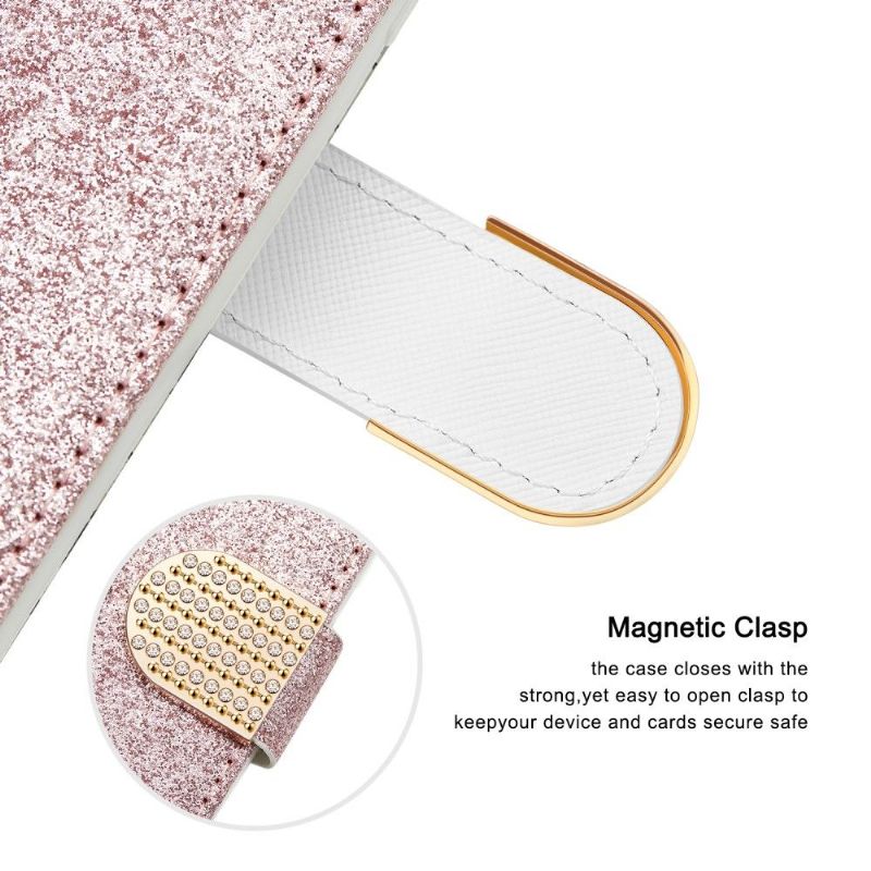 Housse Xiaomi Redmi Note 11 / 11S Luxury Croco Paillettes