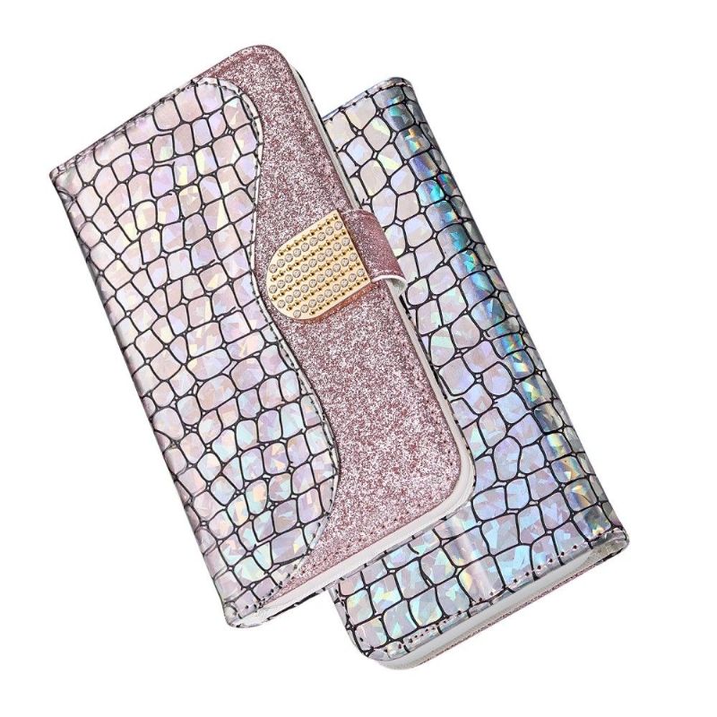 Housse Xiaomi Redmi Note 11 / 11S Luxury Croco Paillettes