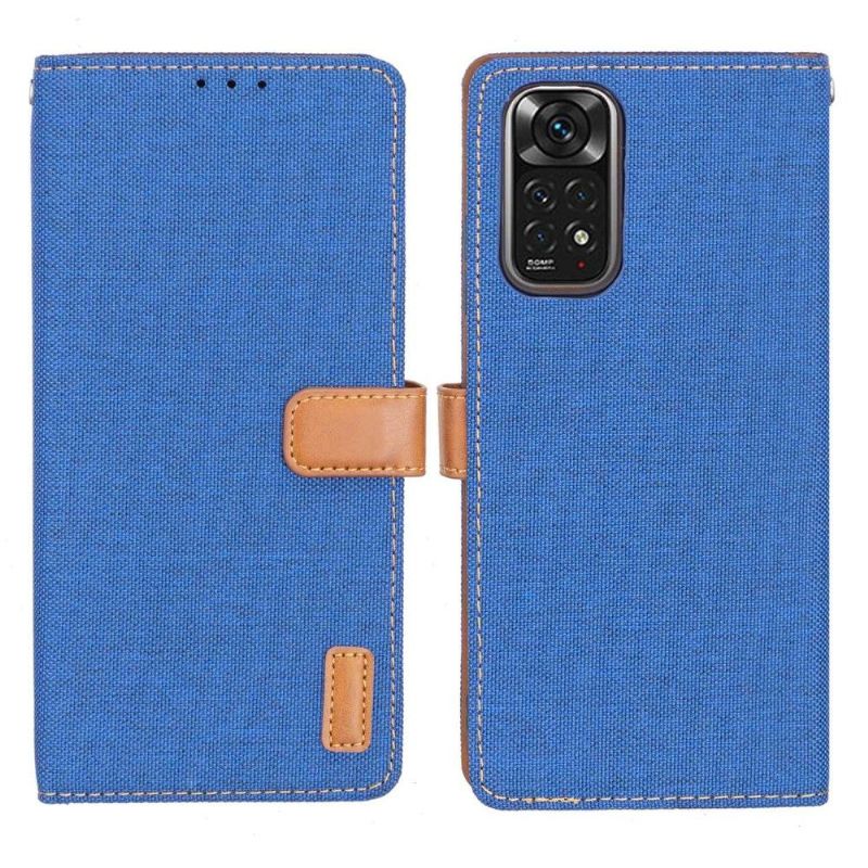 Housse Xiaomi Redmi Note 11 / 11S Oxford effet toile