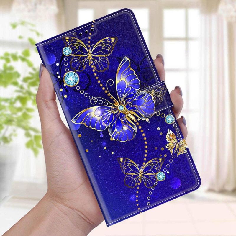 Housse Xiaomi Redmi Note 11 / 11S Papillon violet