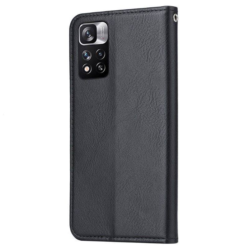 Housse Xiaomi Redmi Note 11 / 11S Stand Case effet cuir