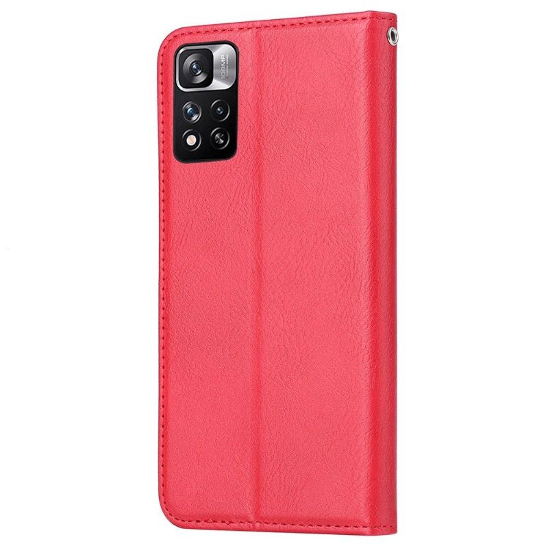 Housse Xiaomi Redmi Note 11 / 11S Stand Case effet cuir