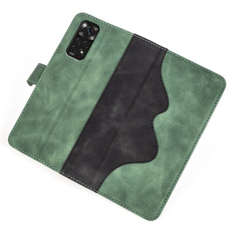 Housse Xiaomi Redmi Note 11 / 11S Stand Folio Bicolore