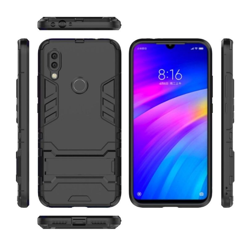 Xiaomi Redmi 7 - Coque cool guard antichoc avec support intégré