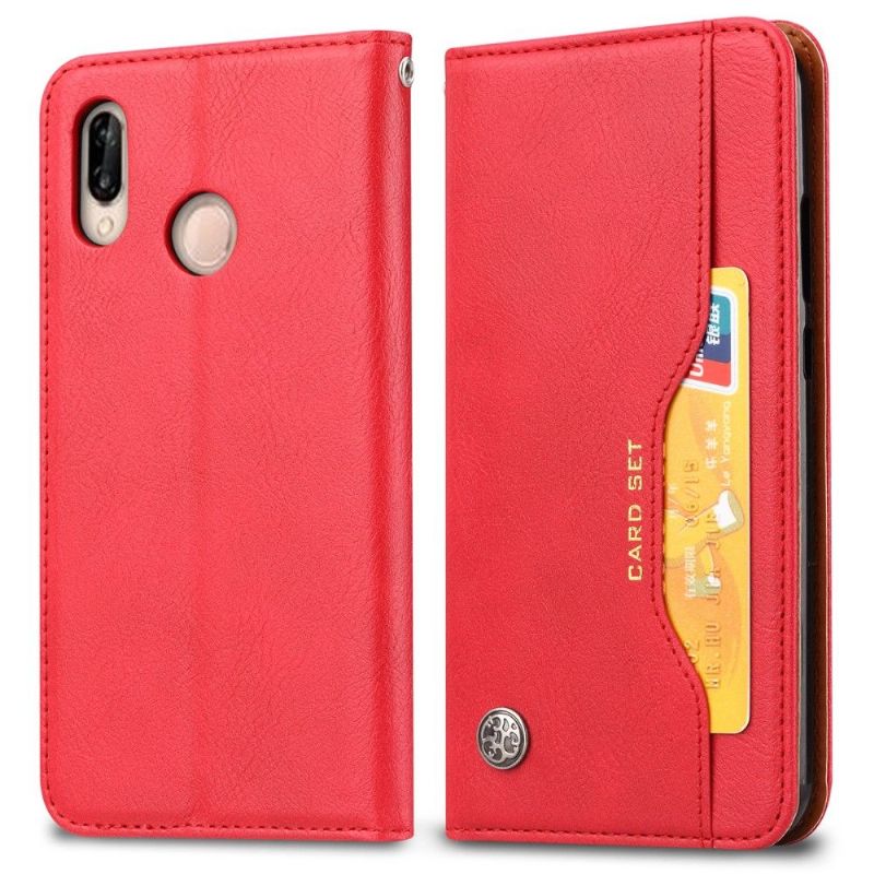 Xiaomi Redmi 7 - Étui cuir avec support et porte cartes