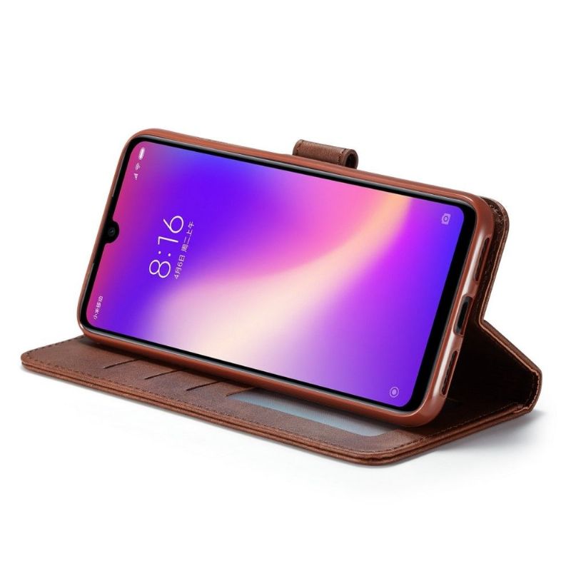 Xiaomi Redmi 7 - Étui Tommy cuir style portefeuille