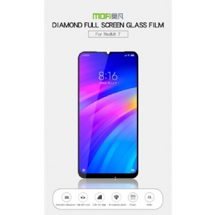 Xiaomi Redmi 7 - Protection d’écran en verre trempé full size - Noir