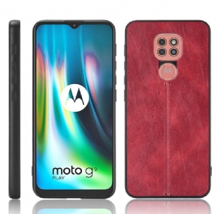 Coque Motorola Moto G9 Play Effet Cuir