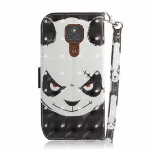 Housse Motorola Moto G9 Play Panda maléfique