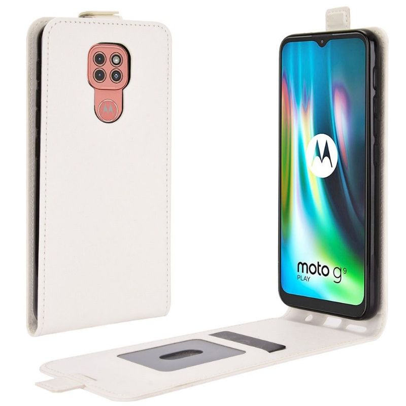 Housse Motorola Moto G9 Play simili cuir avec rabat verticale