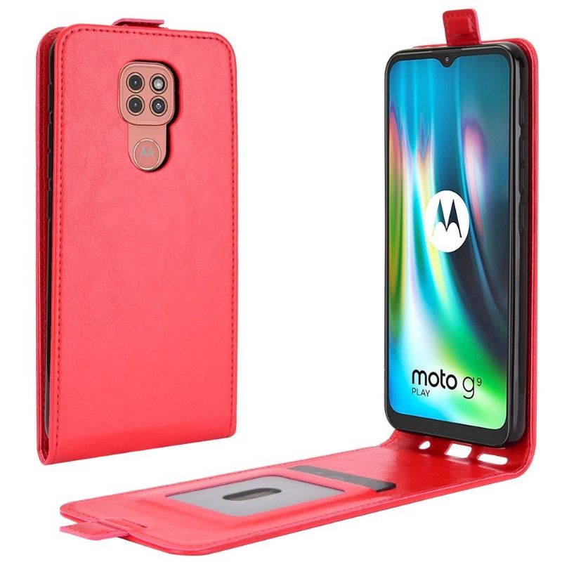 Housse Motorola Moto G9 Play simili cuir avec rabat verticale