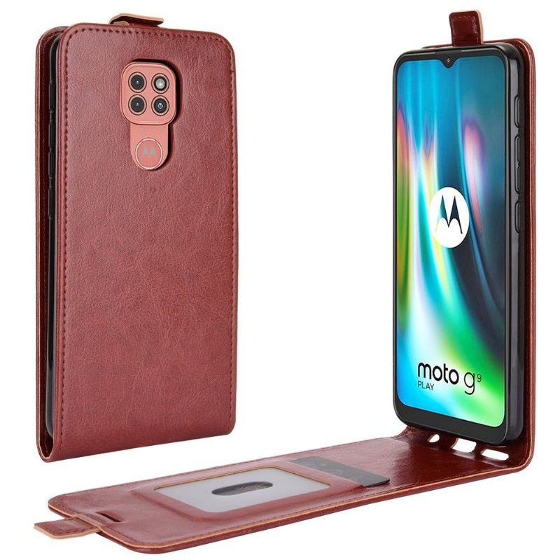 Housse Motorola Moto G9 Play simili cuir avec rabat verticale