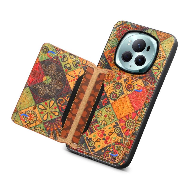 Coque Honor Magic 6 Pro Porte-Carte Design Floral