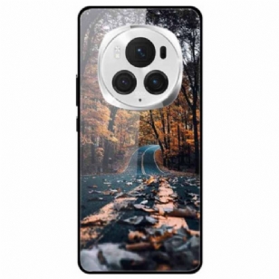 Coque Honor Magic 6 Pro Verre Trempé Chemin de Forêt