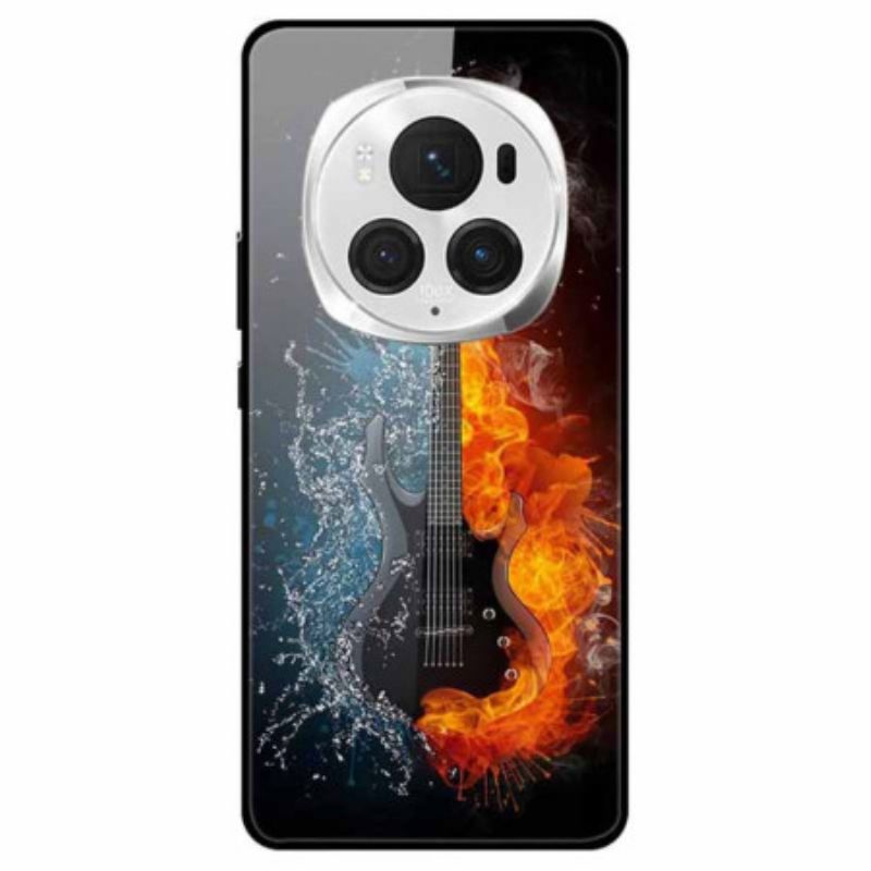 Coque Honor Magic 6 Pro Verre Trempé Guitare de Glace et de Feu