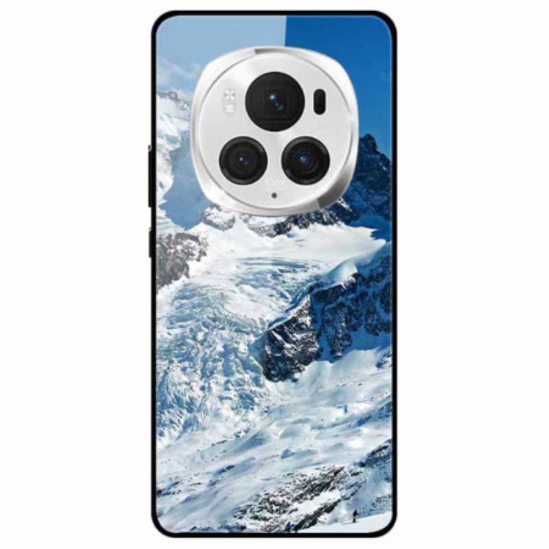 Coque Honor Magic 6 Pro Verre Trempé Montagne Enneigée