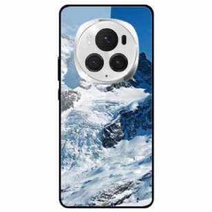 Coque Honor Magic 6 Pro Verre Trempé Montagne Enneigée