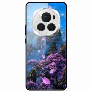 Coque Honor Magic 6 Pro Verre Trempé Montagne Fleurie