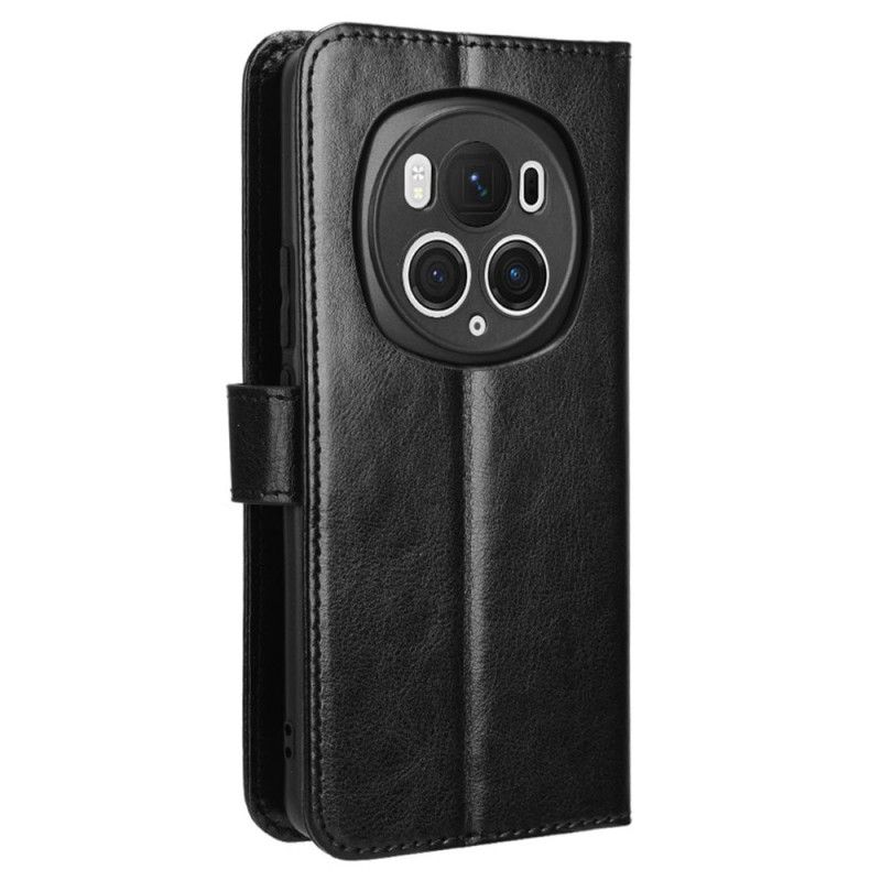 Housse Honor Magic 6 Pro Simili Cuir Flashy à Lanière