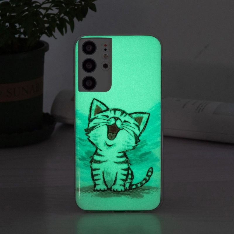 Coque Samsung Galaxy S21 Ultra 5G Fluorescente Chat content