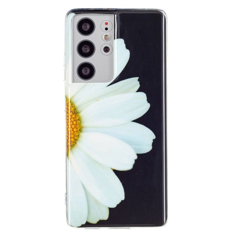 Coque Samsung Galaxy S21 Ultra 5G Fluorescente Marguerite